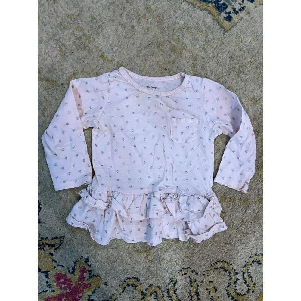 Baby Girls Long Sleeve Shirt Bundle (12M)